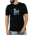 T-shirt nera con ricamo Vinto 1