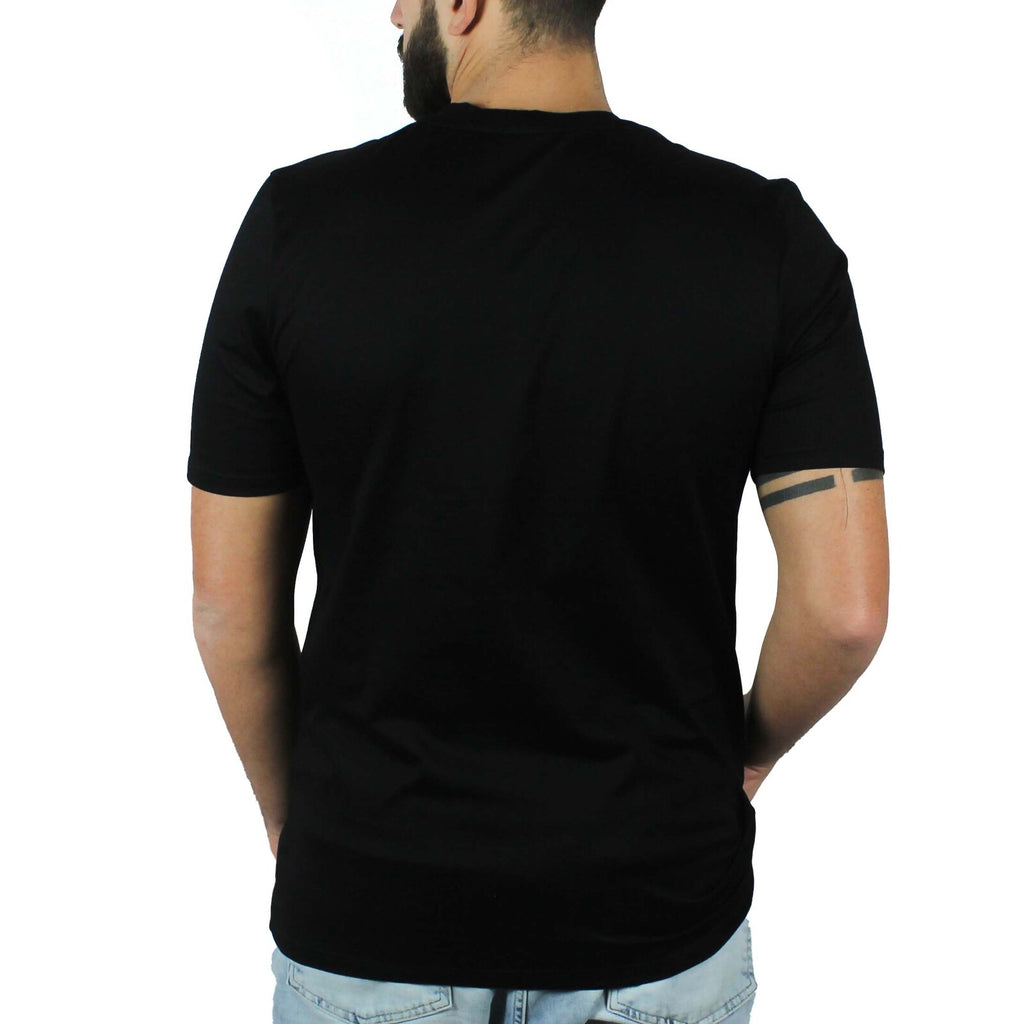 T-shirt nera con ricamo Vinto 5