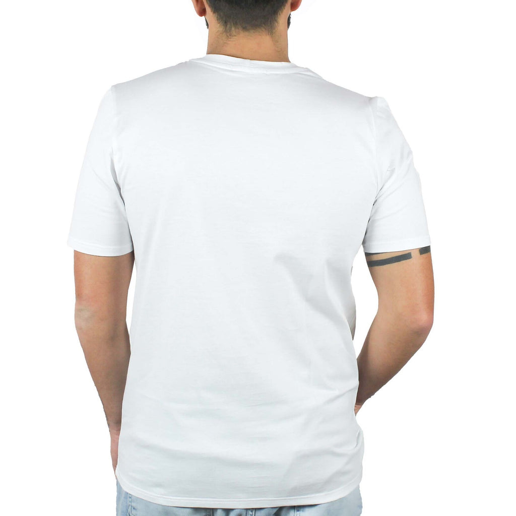 T-shirt bianca con ricamo Vinto oro 4