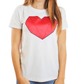 T-shirt cuore rosso 1