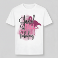 T-Shirt Donna con stampa fabulous