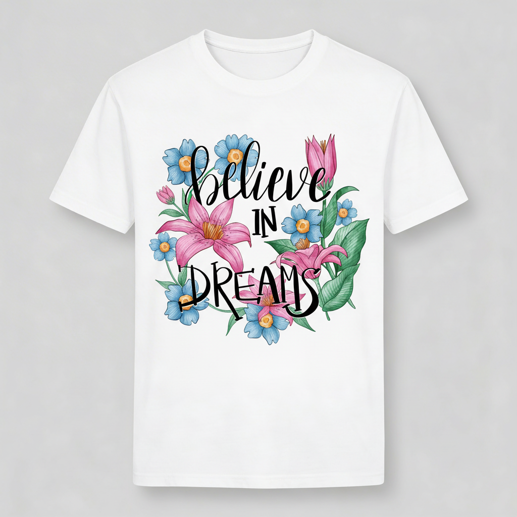 T-Shirt Donna con stampa dreams