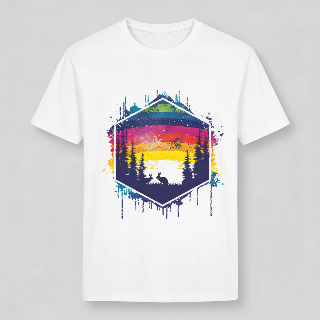 T-Shirt Uomo con stampa esaprint