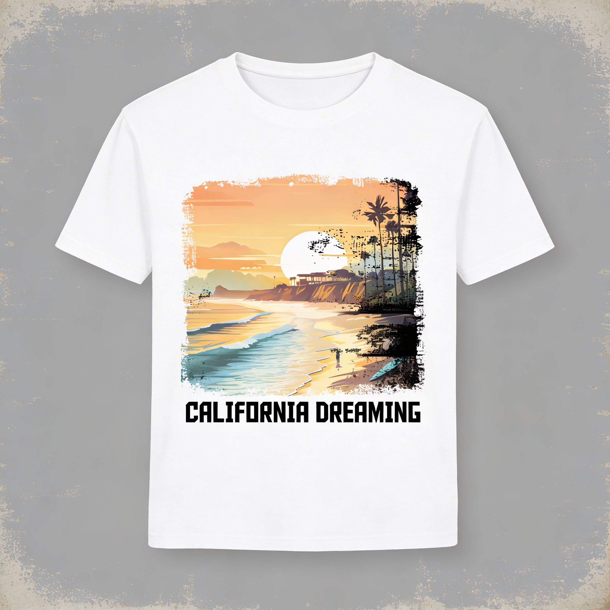 T-Shirt Uomo con stampa california