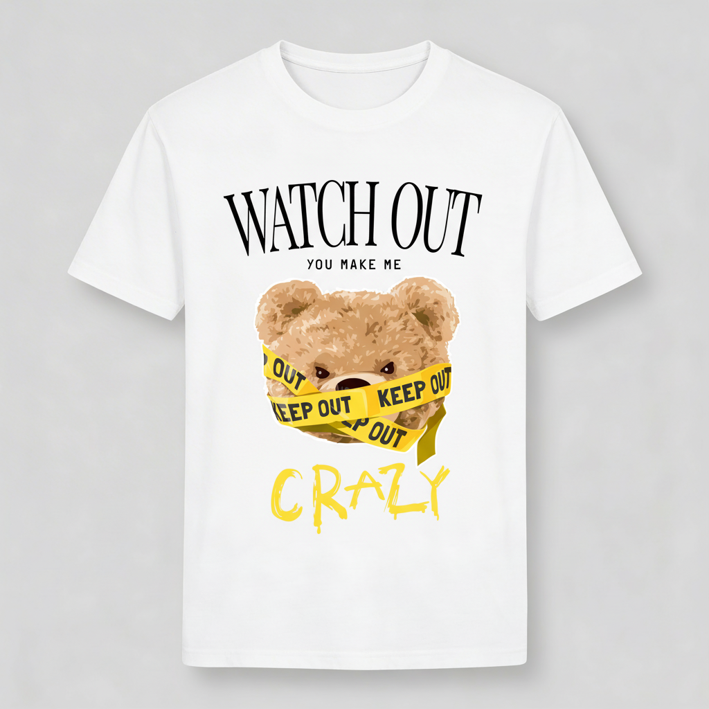 T-Shirt Uomo con stampa watch out