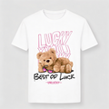 T-Shirt Donna con stampa lucky bear