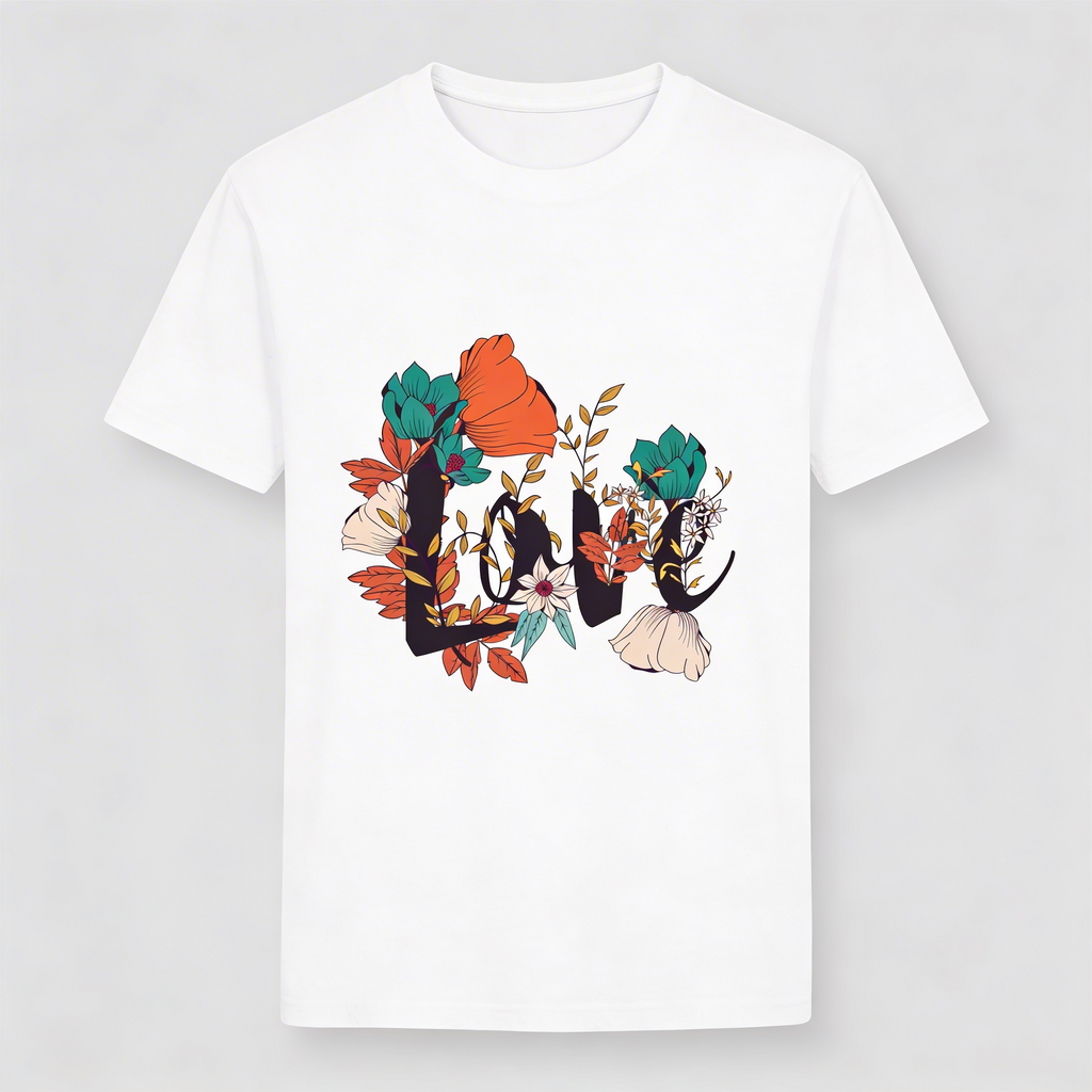 T-Shirt Donna con stampa love