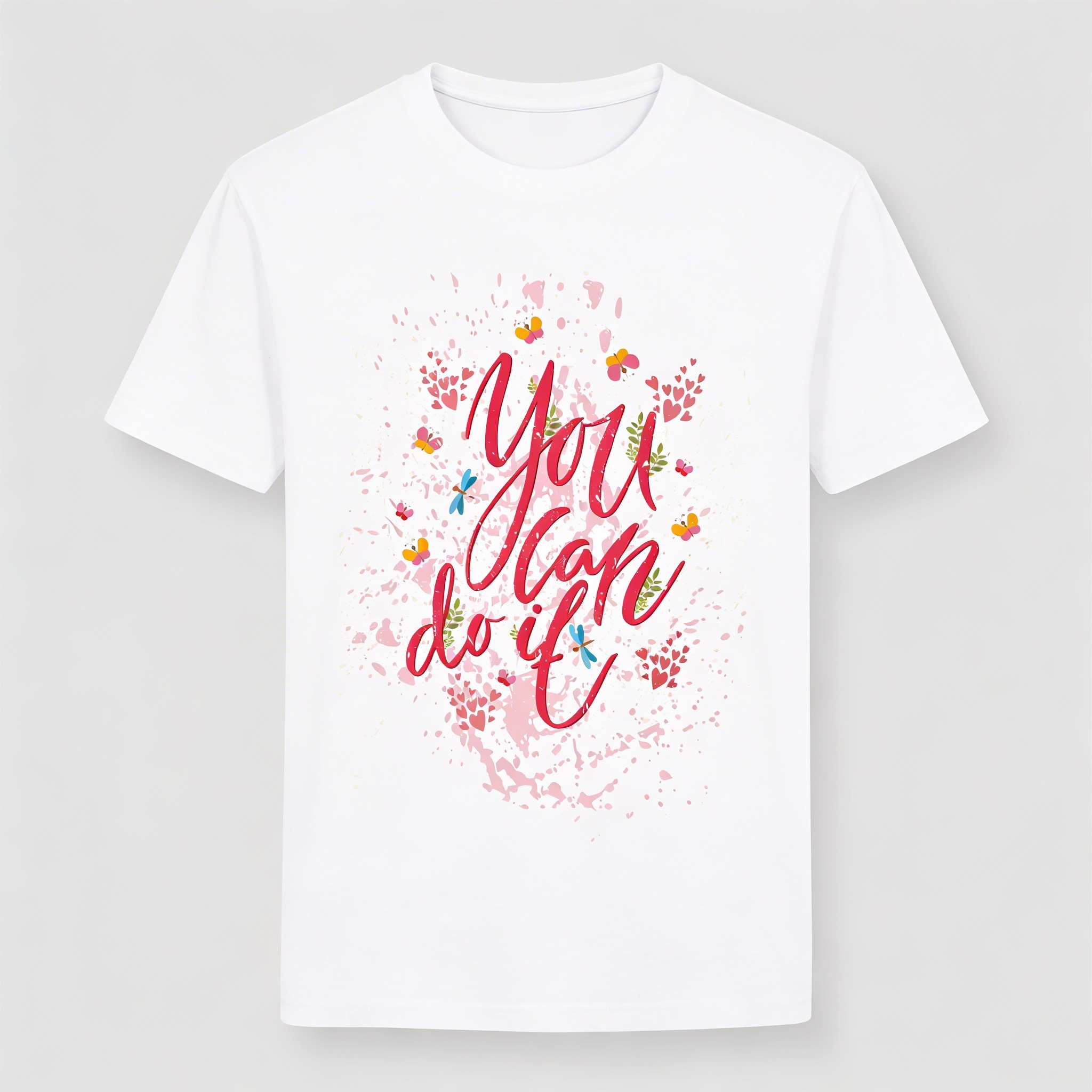 T-Shirt Donna con stampa you can do it