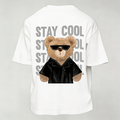 T-Shirt Uomo  Over con stampa stay cool