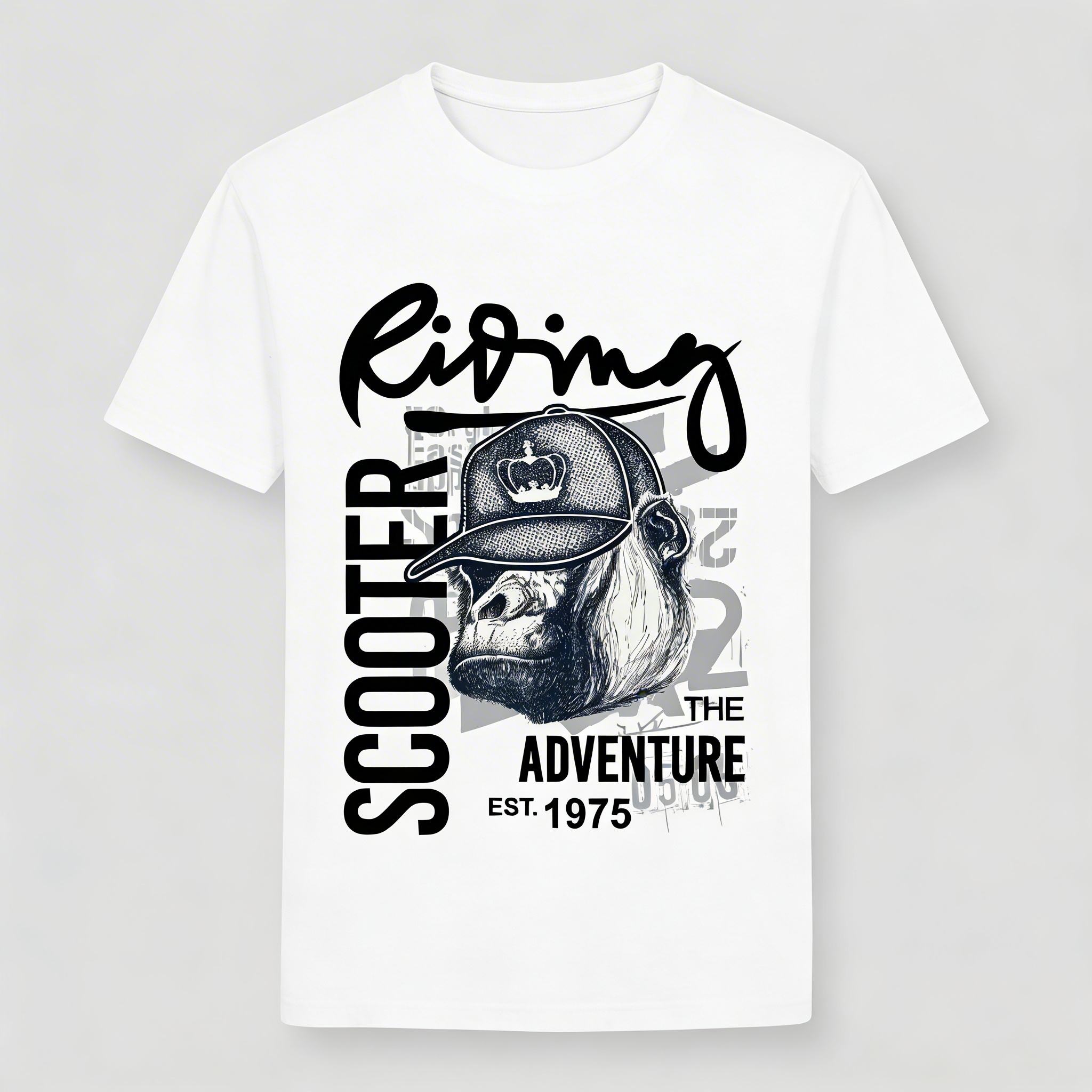 T-Shirt Uomo con stampa gorilla