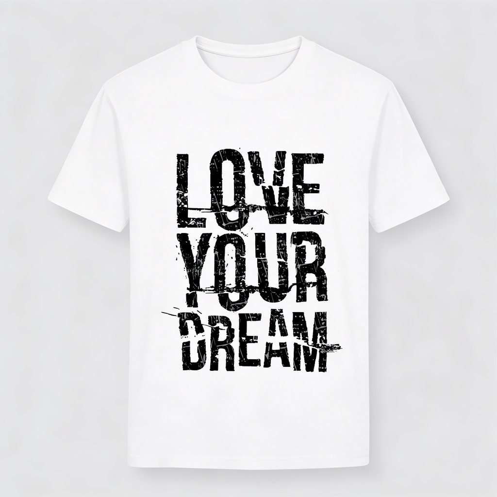 T-Shirt Donna con stampa love your dream