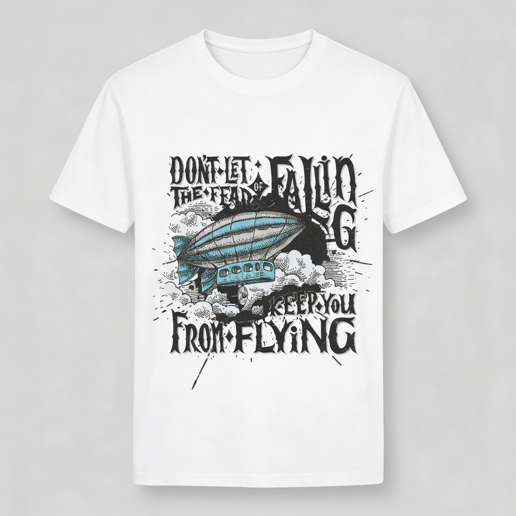 T-Shirt Uomo con stampa airship