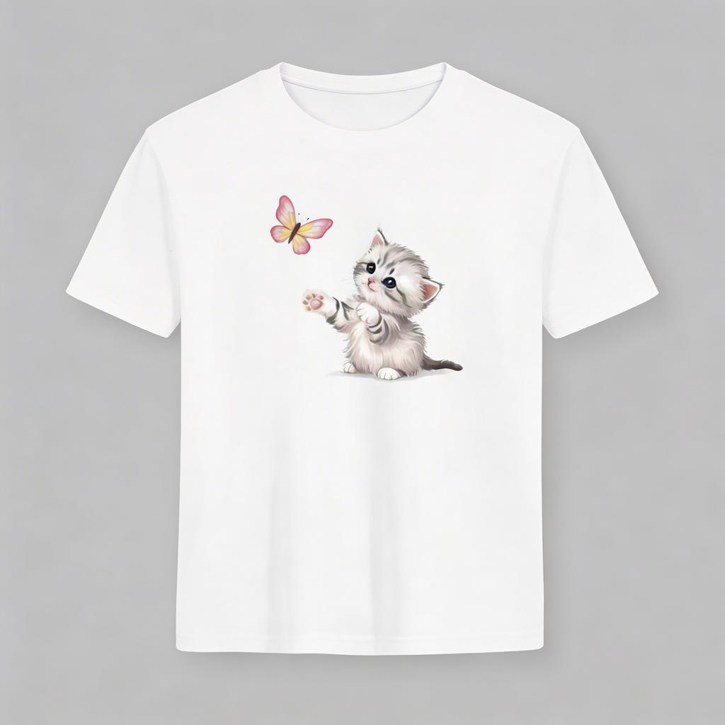 T-Shirt Donna con stampa sweety cat