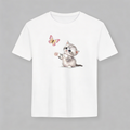 T-Shirt Donna con stampa sweety cat
